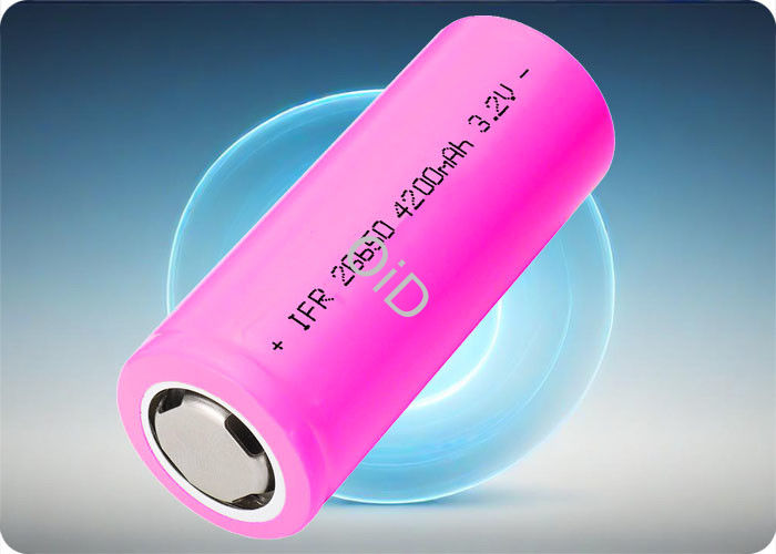 12.6A Lifepo4 26650 Battery 3.2V 4200mAh Rechargeable Battery Lightweight