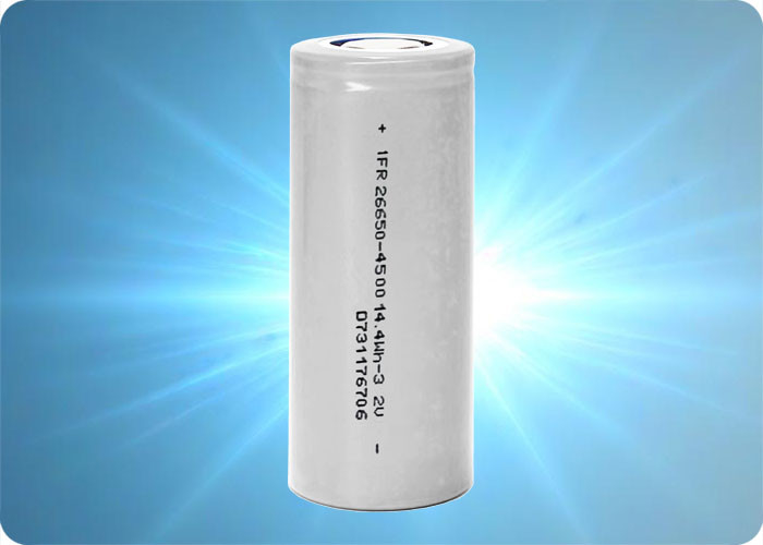 26650 3.2V 4500mAh LiFePo4 Battery 13.5A Discharge 2000+ Cycles