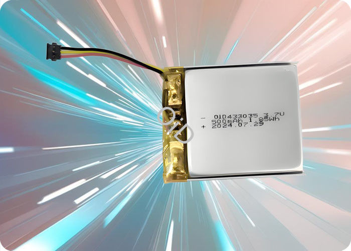 OiD433035-510 3.7V 510mAh Lithium Polymer Battery 1.5C Discharge 500 Cycles