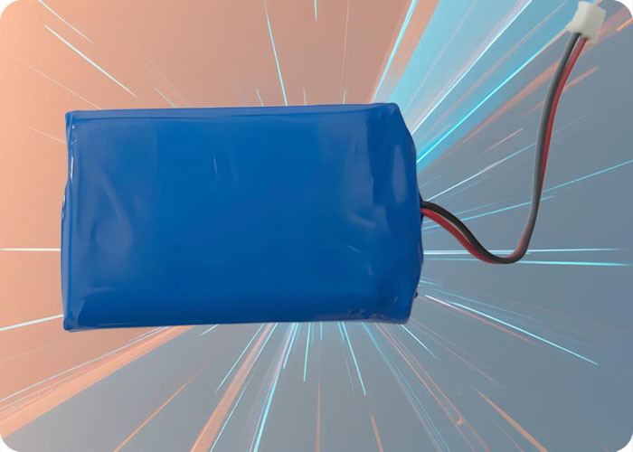 7.4V 980mAh Lithium Polymer Battery with 2C Discharge and 300 Cycles