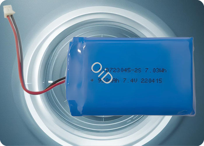 OiD723045C-2S-980 7.4V 980mAh 2C Discharge 300 Cycles Lithium Polymer Battery