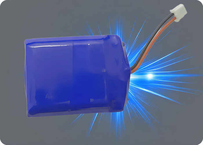 3.7V 1100mAh Lithium Polymer Battery with 6A Discharge
