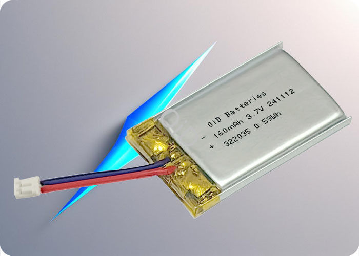 OiD322035C-160 3.7V 160mAh 1C Discharge Current 300 Cycles Lithium Polymer Battery