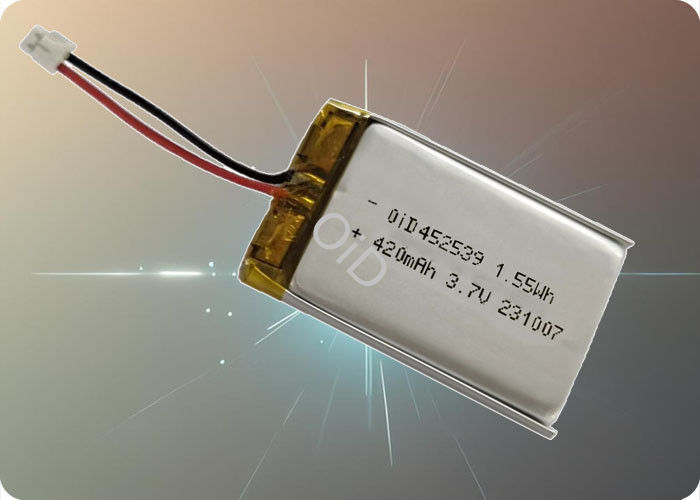 500 Cycles 1.5 C Lithium Battery 3.7V 440mah Battery Lightweight OiD452539C-440