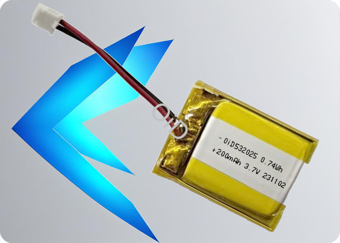 1C 3.7 V 220mah Lipo Battery 300 Cycles Battery Lightweight OiD532025C-220