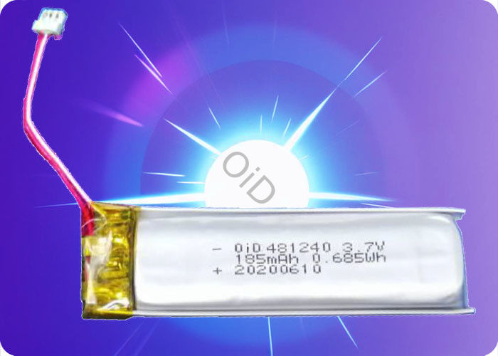 3.7 V 200mah Lithium Polymer Battery 1C Li Ion Battery 300 Cycles OiD481240-200