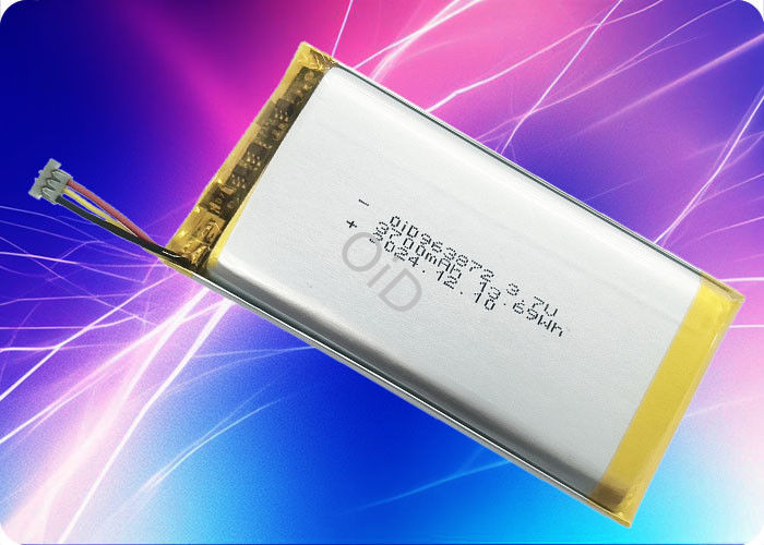 1C Lithium Ion Battery 500 Cycles 3.7 V 3800mah Battery Customized OiD963872-3800