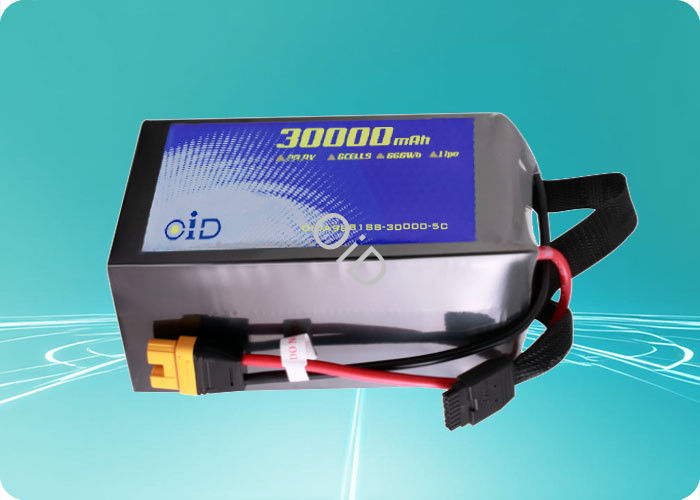 High Performance Drone Lipo Battery 30000mAh 44.4 V Lipo Battery 150A Peak Discharge