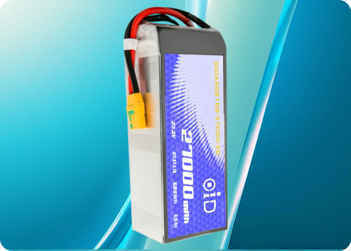 22.2V 27000mAh Drone Battery 100A Peak Discharge 200 Cycles