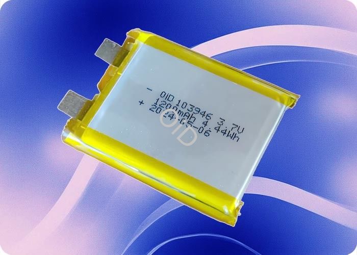 1220mAh Lightweight Lipo Battery 3.7 V Rechargeable Lithium Polymer Battery 0.5C Discharge
