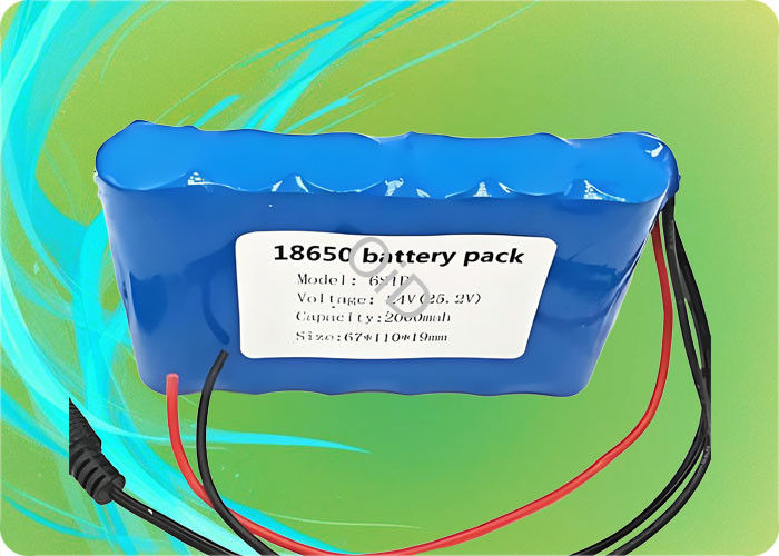 2Ah 22.2 V Battery Pack 5A Lithium Ion Battery Pack Customized 300 Cycles