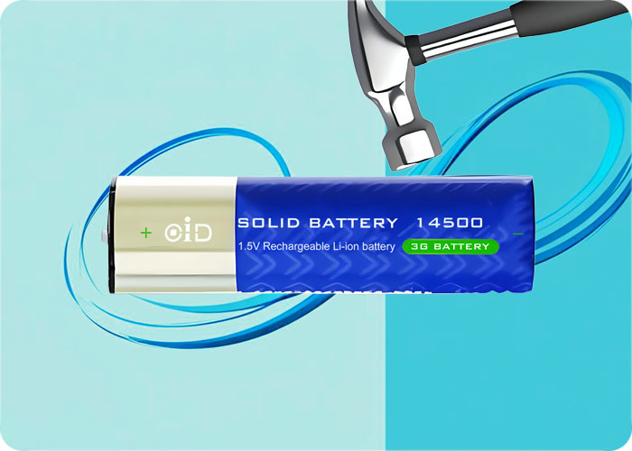 1.5V 2500mWh Rechargeable Battery 10000 Cycles Fast Charge