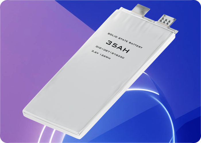 35Ah Solid State Battery 3.6V 5C Discharge 1000 Cycles