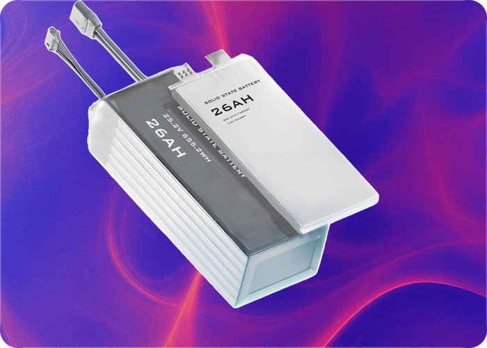 3.6V 26Ah Solid State Battery 1000 Cycles 300Wh/kg