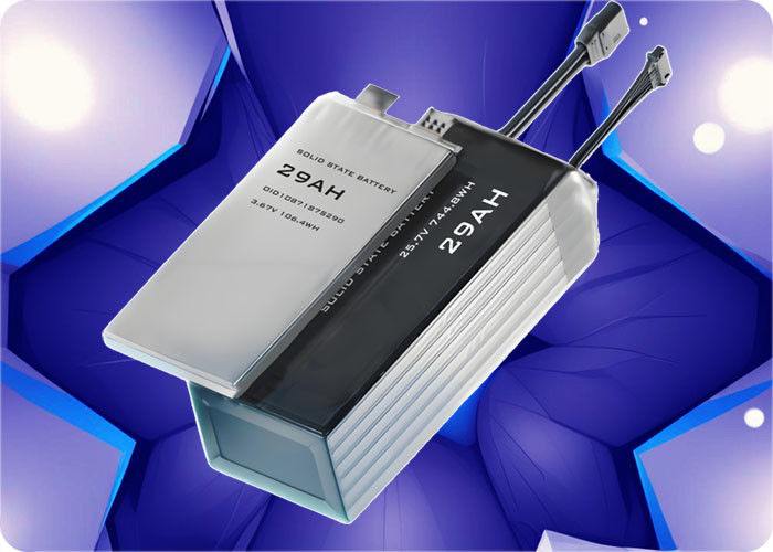 29Ah Solid State Battery 3.67V 1000 Cycles 3C Discharge