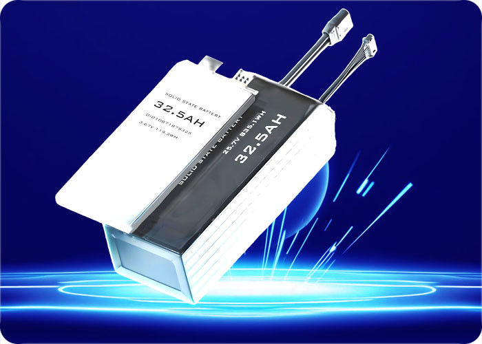 32.5Ah Solid State Battery 3.67V 300Wh/kg 1000 Cycles