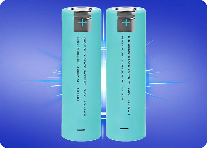 3.6V 4.2Ah 21700 Solid State Battery 1000 Cycles 5C Discharge