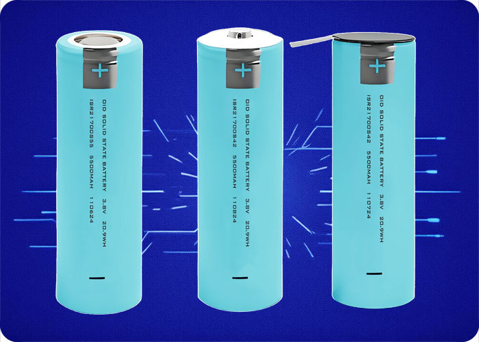 21700 Solid State Battery 3.8V 5.5Ah 10000 Cycles 3C Discharge