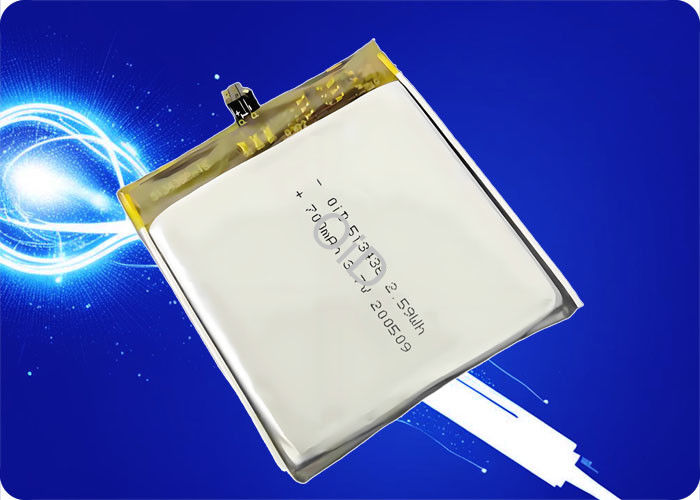 OiD513436N700 3.7V 700mAh 1C Discharge 500 Cycles Li-ion Battery