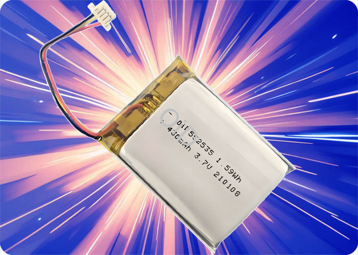 OiD552535N450 3.7V 500mAh 1C Peak 500 Cycles Li-ion Battery