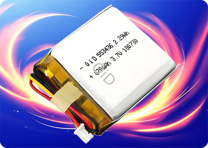 OiD553436N640 3.7V 640mAh 1C Discharge 500 Cycles Li-ion Battery
