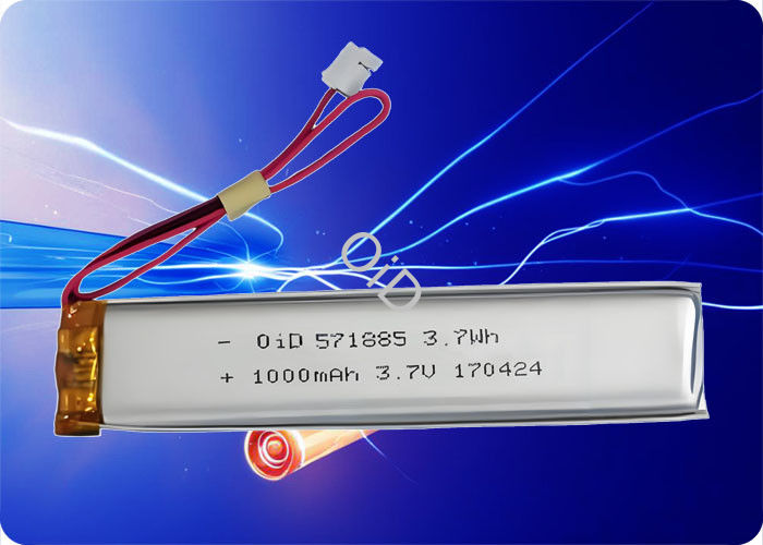 OiD571885N1060 3.7V 1060mAh 1C Discharge 300 Cycles