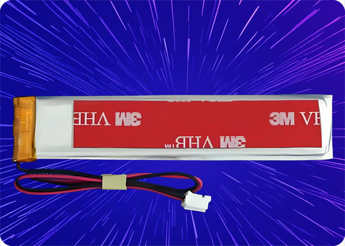 3.7V 1060mAh Lithium Ion Battery 300 Cycles 1C Discharge