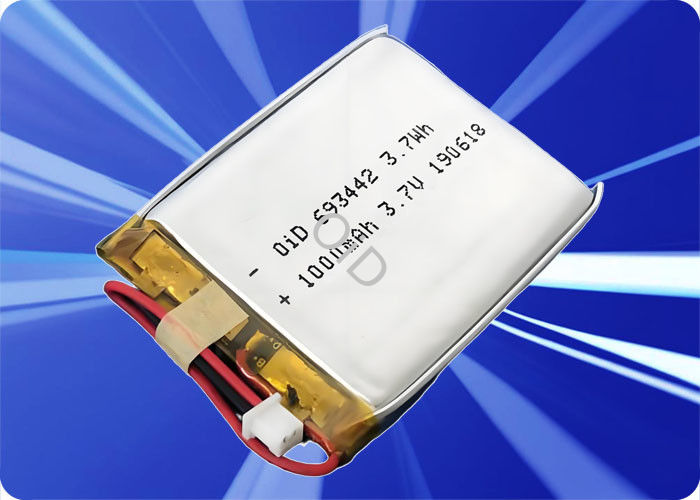 500 Cycles Lithium Ion Battery 3.7V 1050mah Lithium Battery 1C For Air Quality Monitor