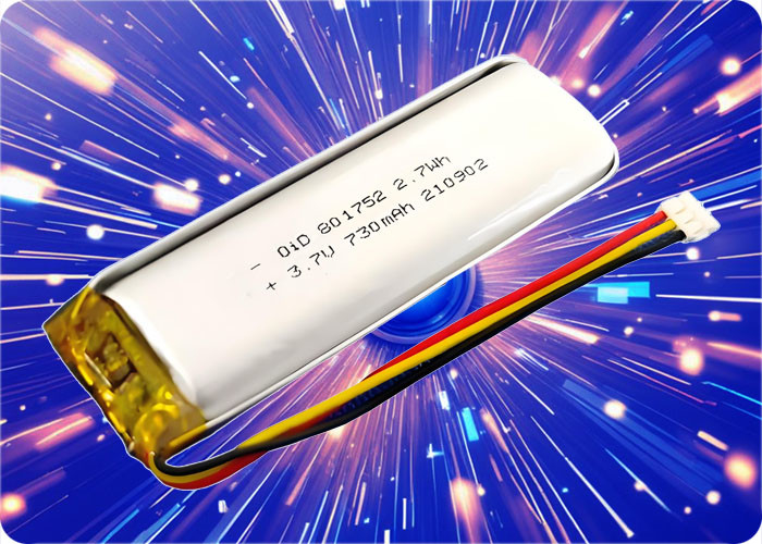 3.7V 750mAh Rechargeable Li-ion Battery for Pet Trackers