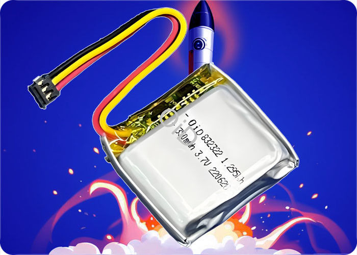 3.7V 370mah Lithium Battery Pet Li Ion Battery 1C Discharge 500 Cycles