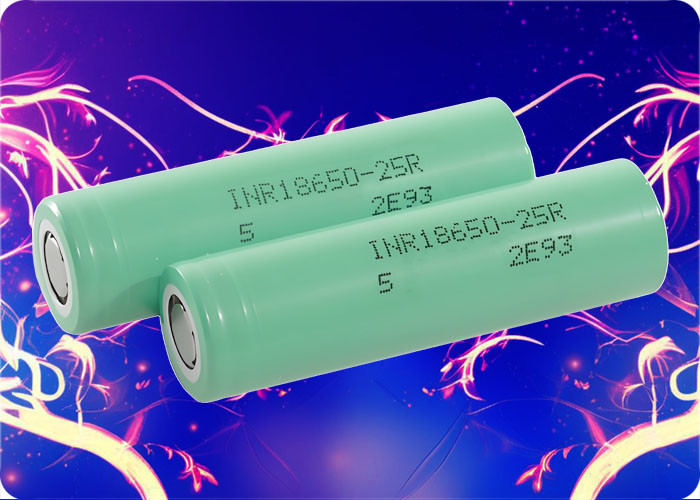 18650 Battery 2500mAh 20A High Discharge Li-Ion for Electric Tools