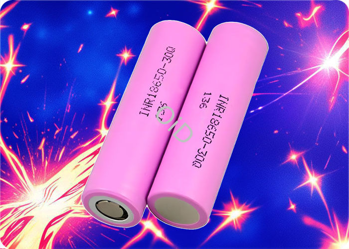 NMC 18650 Battery 15A 2950mAh 3.6 V Lithium Battery 500 Cycles For Electric Motorcycle