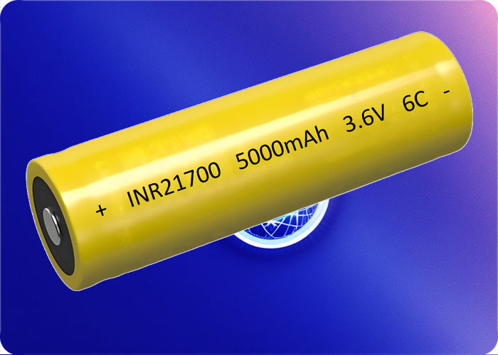 21700 5000mAh Lithium Ion Battery 30A Discharge NMC