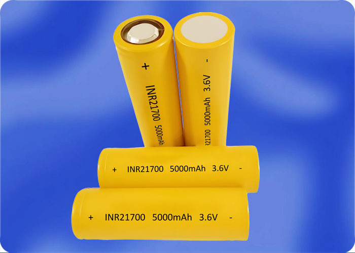 21700 5000mAh Lithium Ion Battery 30A Discharge NMC