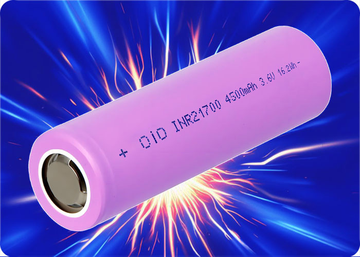 21700 Lithium Ion Battery 4500mAh 3.6V NCM Rechargeable 3C Discharge