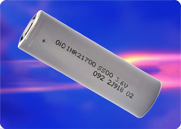 3.6V 5500mAh 21700 Low Temperature Li-Ion Battery 275Wh/kg 600 Cycles -40°C Operation