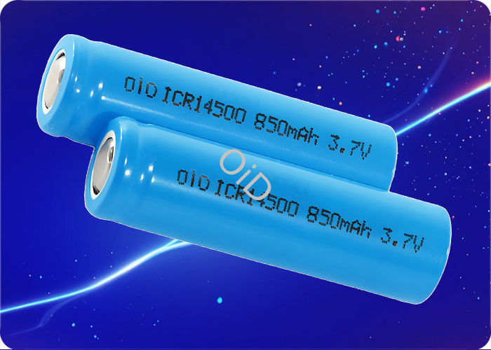 High Energy Density 14500 Battery 0.85A 3.7 V 850mAh Battery Rechargeable