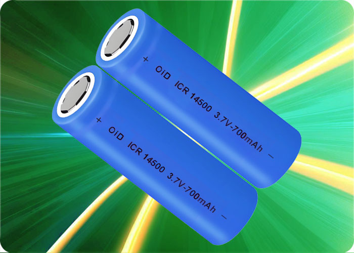 14500 Rechargeable Li-Ion Battery 700mAh 3.7V 500 Cycles
