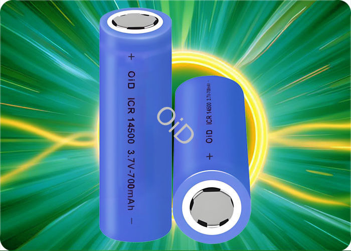 500 Cycles 14500 Rechargeable Battery 0.7A 3.7 V 700mAh Battery Customized