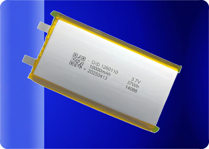 3.7V 10000mAh Solid State Battery 600 Cycles 1C Discharge