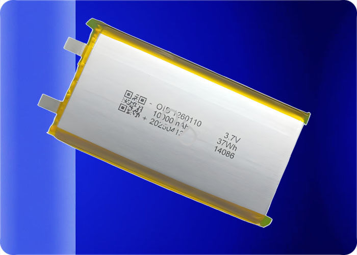 600 Cycles Solid State Battery Customized 3.7V 10000mAh Battery 1C Discharge Current