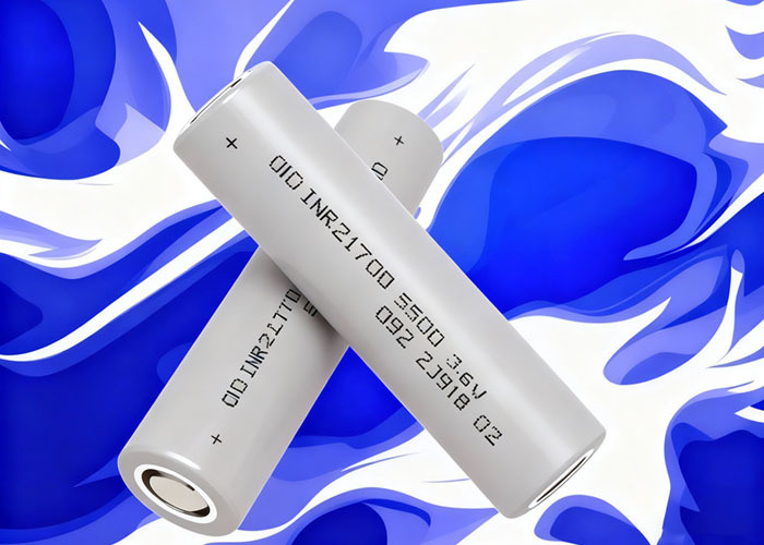 21700 Battery 5500mAh 3.6V Lithium-Ion Cell with 2C Discharge for High-Drain Devices