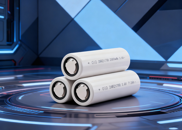 21700 Lithium-Ion Battery with 2000mAh Capacity 3.6V Nominal Voltage and 1.0A Standard Charge for High-End Digital Devices