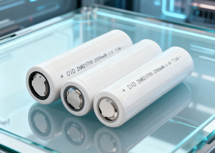 21700 Lithium-Ion Battery with 2000mAh Capacity 3.6V Nominal Voltage and 1.0A Standard Charge for High-End Digital Devices