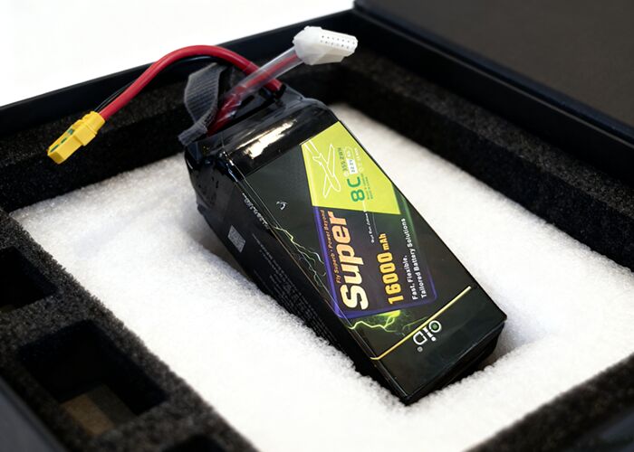 OID687187-16A 22.2V 16000mAh Drone Battery 3C Full Capacity 8C Peak Low Impedance Long Life LiPo Pack