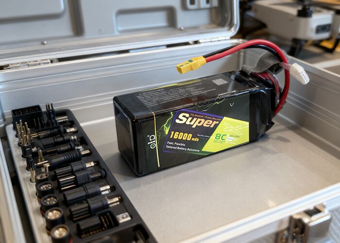 OID687187-16A 22.2V 16000mAh Drone Battery 3C Full Capacity 8C Peak Low Impedance Long Life LiPo Pack
