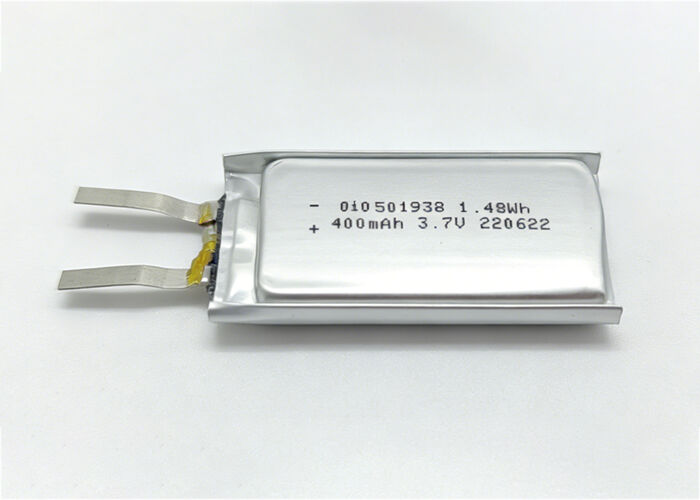 OID501938 3.7V 400mAh High Energy Density Li-Ion Battery with 500+ Cycles for Medical Devices