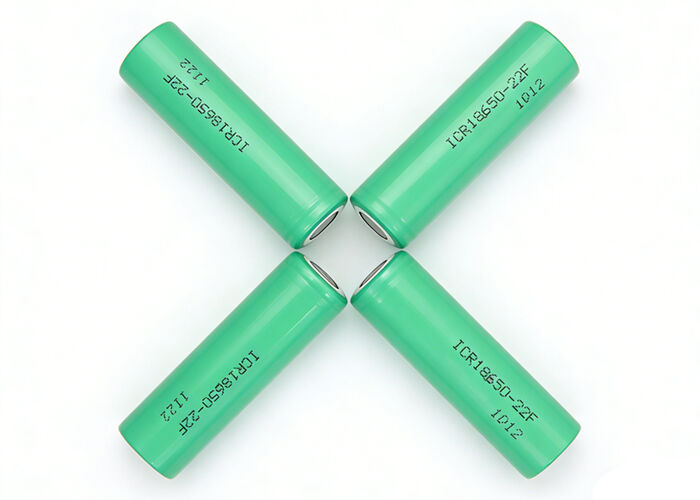 ICR18650F22SS 3.6V 2200mAh 18650 Li-Ion Battery with 4.4A Continuous Discharge and 500 Cycles for Laptop Packs