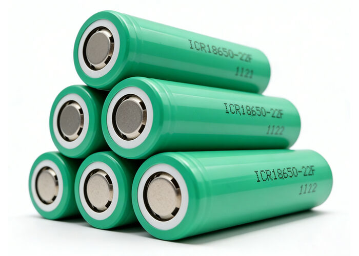 ICR18650F22SS 3.6V 2200mAh 18650 Li-Ion Battery with 4.4A Continuous Discharge and 500 Cycles for Laptop Packs