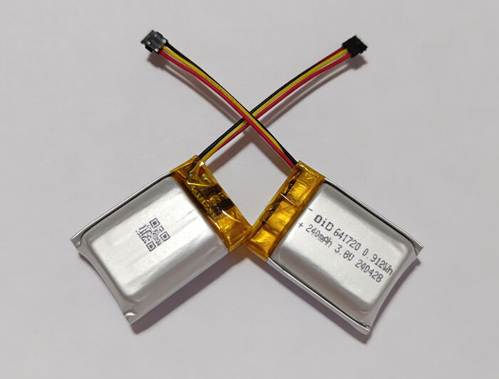 OID641723HV 3.8V 260mAh Lithium Polymer Battery with 500+ Cycles and Extreme Cold Performance for Electronic Pipettes